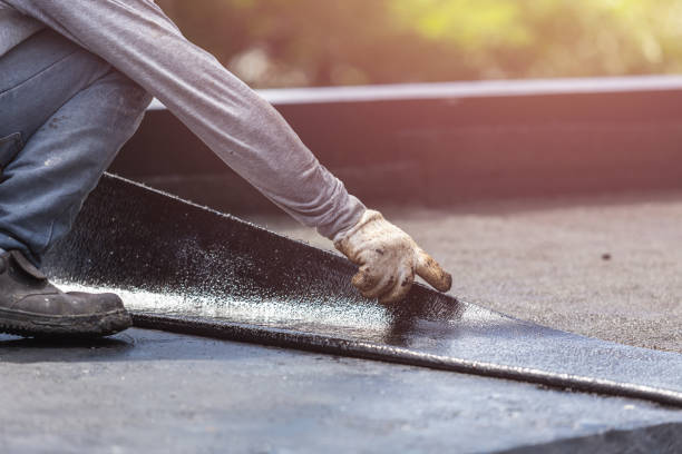 Professional Basement Waterproofing technician working in Randolph, WI